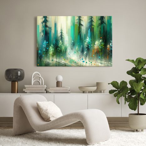 OBRAZ SMARAGDOVÝ LESNÍ SEN - OBRAZY LES - OBRAZY