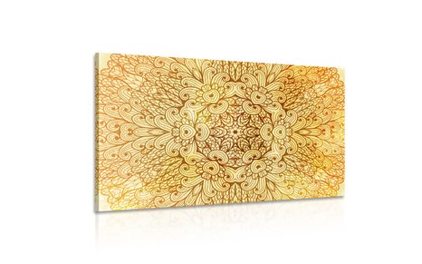 SLIKA ZLATA ETNIČNA MANDALA - SLIKE FENG SHUI - SLIKE