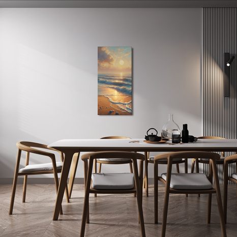 OBRAZ MOŘE ZALITÉHO SLUNCEM - OBRAZY VÝCHOD A ZÁPAD SLUNCE - OBRAZY