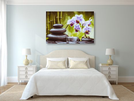 STAMPA SU TELA – NATURA MORTA SPA - QUADRI FENG SHUI - STAMPE E QUADRI