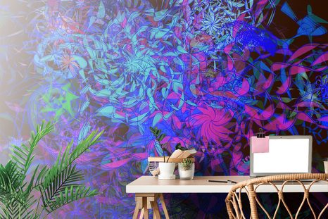 SAMOLEPÍCÍ TAPETA MODERNÍ ABSTRAKCE - SAMOLEPÍCÍ TAPETY - TAPETY