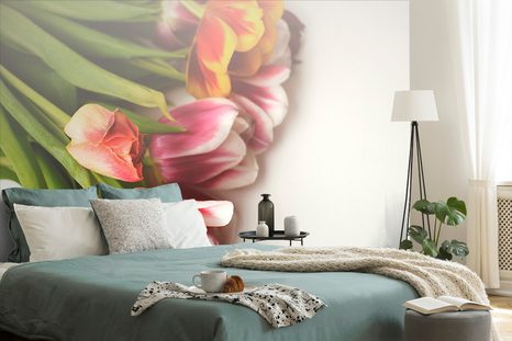 FOTOTAPETA KYTICE TULIPÁNŮ - TAPETY KVĚTINY - TAPETY