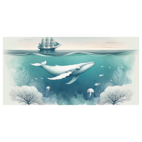 OBRAZ OCEÁNSKÝ SVĚT - OBRAZY VELRYBY - OBRAZY