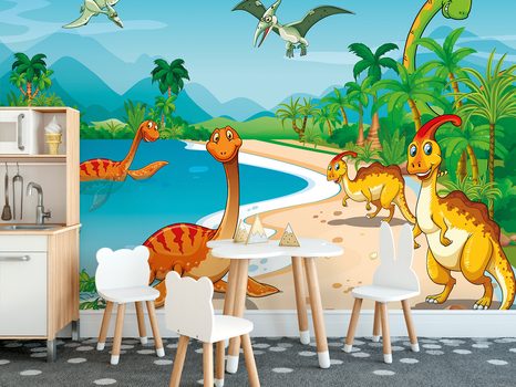 TAPETE IM LAND DER DINOSAURIER - TAPETEN - 🔥 TOTALAUSVERKAUF