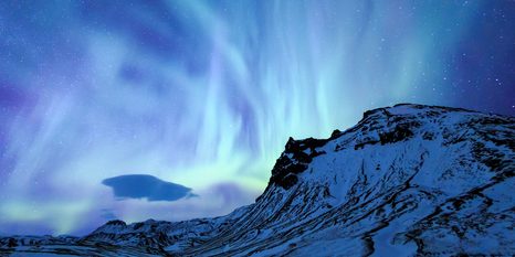 SLIKA SVETLOBA SEVERNEGA SIJA - SLIKE NARAVE IN POKRAJINE - SLIKE