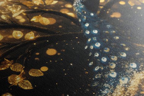 OBRAZ PÁV NA ZLATOM STROME - OBRAZY PÁVY - OBRAZY