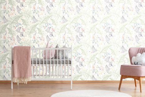 SAMOLEPÍCÍ TAPETA JEMNÉ LISTY KAPRADINY - SAMOLEPÍCÍ TAPETY - TAPETY