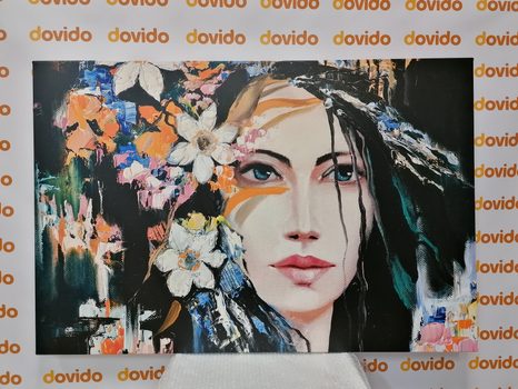 WANDBILD ORIGINALGEMÄLDE EINER FRAU - WANDBILDER FRAUEN - BILDER