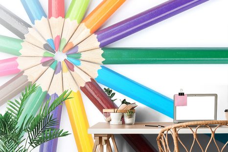 SAMOLEPÍCÍ FOTOTAPETA PASTELOVÉ BARVIČKY - SAMOLEPÍCÍ TAPETY - TAPETY