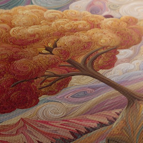 OBRAZ BAREVNÝ STROM ŽIVOTA S HORAMI - OBRAZY STROMY ŽIVOTA - OBRAZY