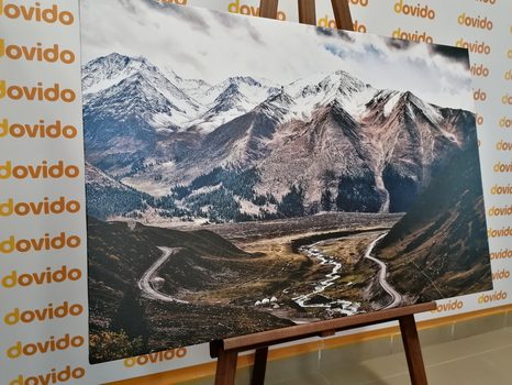 SLIKA ČUDOVITA GORSKA PANORAMA - SLIKE NARAVE IN POKRAJINE - SLIKE