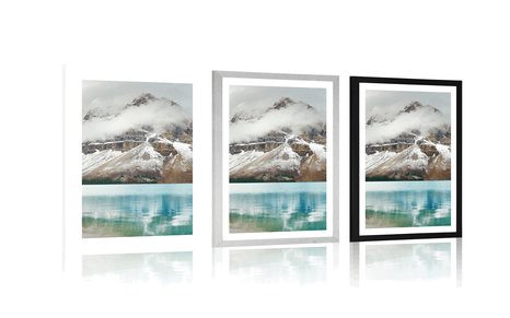 POSTER WITH MOUNT LAKE NEAR A MAGNIFICENT MOUNTAIN - NATURE - POSTERS