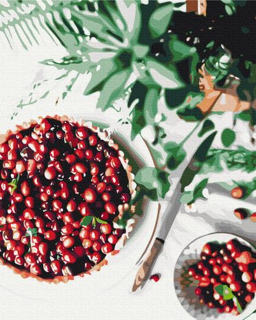 MALOVÁNÍ PODLE ČÍSEL RECEPT NA ŠTĚSTÍ - ZÁTIŠÍ - MALOVÁNÍ PODLE ČÍSEL