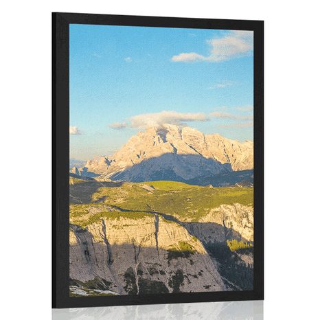 AFFICHE BELLE VUE DEPUIS LES MONTAGNES - NATURE - AFFICHES