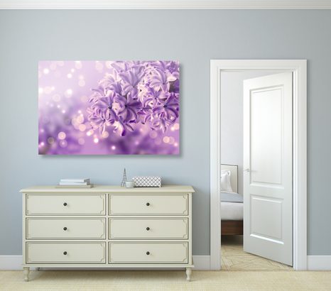 TABLOU FLOARE VIOLETEĂ DE LILIAC - TABLOU FLORI - TABLOURI