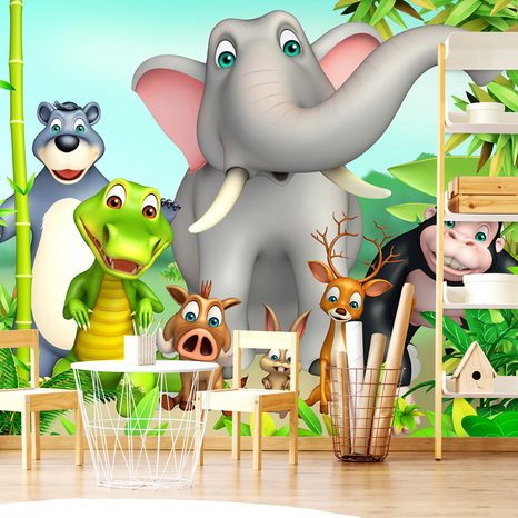TAPETA ROZTOMILÁ ZVÍŘÁTKA - TAPETY - TOTÁLNÍ VÝPRODEJ 🔥