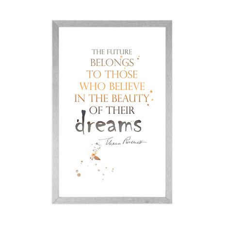 POSZTER PASZPORTUVAL MOTIVÁCIÓS IDÉZETTEL - ELEANOR ROOSEVELT - MOTÍVUMOK A MŰHELYÜNKBŐL - POSZTEREK