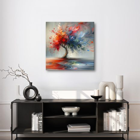 SLIKA APSTRAKTNO STABLO ŽIVOTA U POKRETU - SLIKE STABLA ŽIVOTA - SLIKE