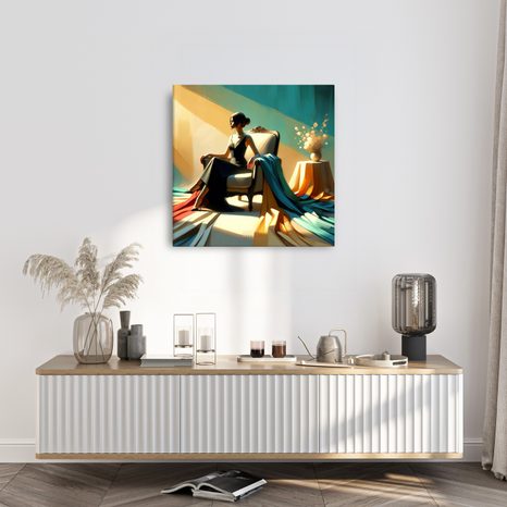 WANDBILD KÜNSTLERISCHE LICHTTÖNE - WANDBILDER FRAUEN - BILDER