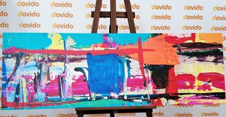 OBRAZ DZIEŁO ABSTRAKCYJNE - OBRAZY ABSTRAKCYJNE - OBRAZY