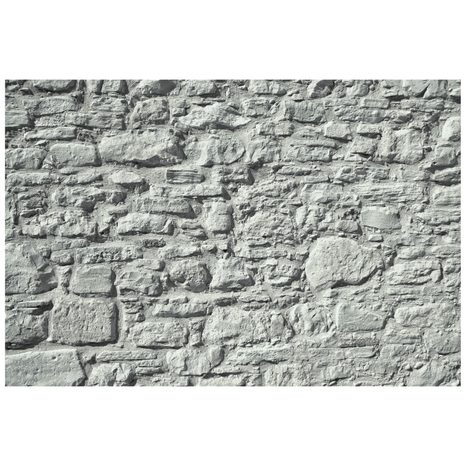 FOTOTAPETE GRAUE WAND AUS STEIN - TAPETEN - 🔥 TOTALAUSVERKAUF