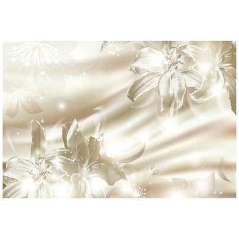 WALLPAPER GOLDEN LILY OF LUXURY - WALLPAPERS LILIES - WALLPAPERS