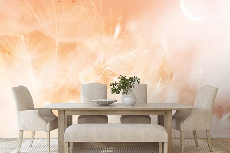 TAPÉTA PITYPANG A NAPKELTÉBEN PEACH FUZZ - TAPÉTÁK MEZŐK ÉS RÉTEK - TAPÉTÁK