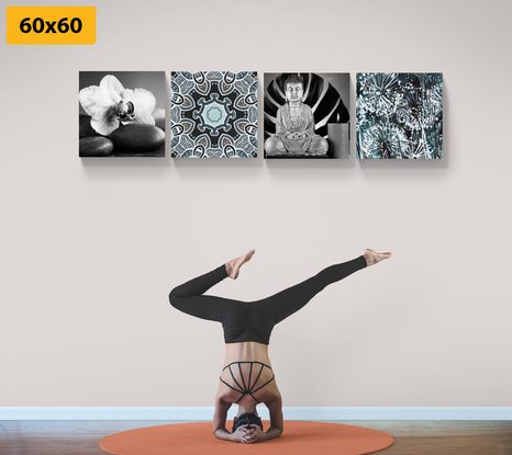 SET OBRAZŮ ZAJÍMAVÁ KOMBINACE FENG SHUI - SESTAVY OBRAZŮ - OBRAZY