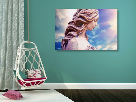 OBRAZ ANDĚL MEZI PAPRSKY SLUNCE - OBRAZY ANDĚLŮ - OBRAZY