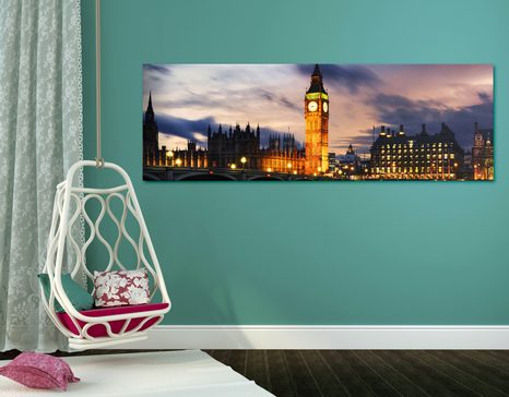 SLIKA NOĆNI BIG BEN U LONDONU - SLIKE GRADOVA - SLIKE