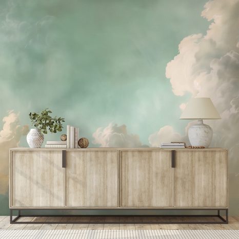 FOTOTAPETA NJEŽNI PASTELNI OBLACI - TAPETE PRIRODA - TAPETE