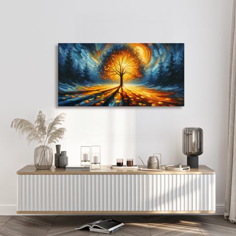 OBRAZ STROM ŽIVOTA V MAGICKÉM SVĚTLE - OBRAZY STROMY ŽIVOTA - OBRAZY