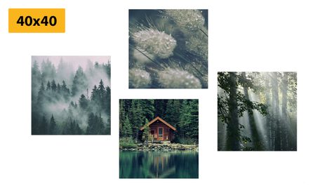 SET OBRAZŮ PŘÍRODNÍ KRÁSY - SESTAVY OBRAZŮ - OBRAZY