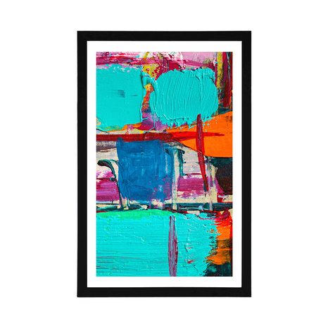 AFFICHE – ŒUVRE D'ART ABSTRAITE - ABSTRAIT ET À MOTIFS - AFFICHES