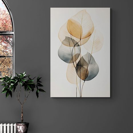 OBRAZ ABSTRAKTNÍ LISTY NO2 - OBRAZY - TOTÁLNÍ VÝPRODEJ 🔥