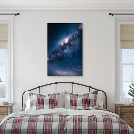CANVASTAVLA STJÄRNHIMMEL I GALAXEN - TAVLOR MED GALAXER - TAVLOR