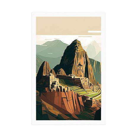 POSTER – SPLENDIDO MACHU PICCHU - MONTAGNE - POSTER