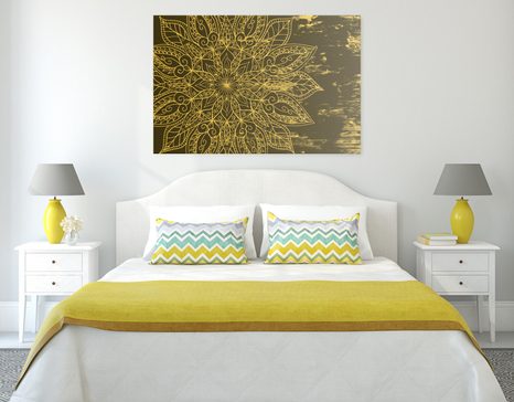 WANDBILD MANDALA-TEXTUR - BILDER MIT FENG SHUI-MOTIVEN - BILDER