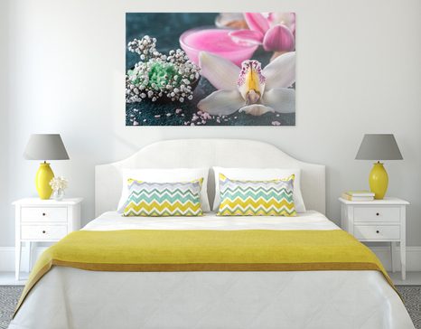 TABLOU DETALIU INEDIT AL ORHIDEII - TABLOU FLORI - TABLOURI