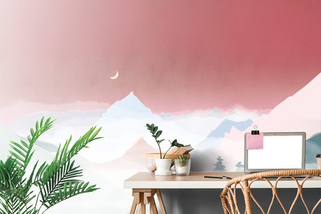 SAMOLEPÍCÍ TAPETA PASTELOVÁ NOC - SAMOLEPÍCÍ TAPETY - TAPETY