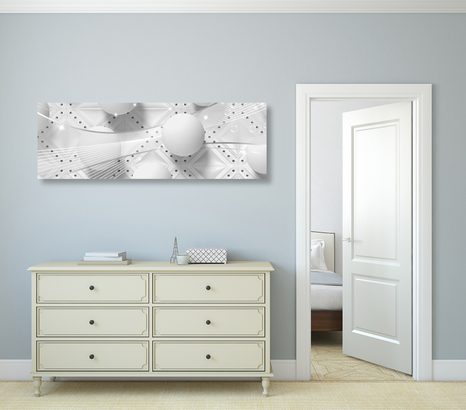 SLIKA LUKSUZ V ČRNOBELI IZVEDBI - ČRNOBELE SLIKE - SLIKE