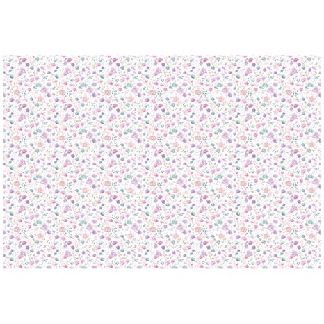 SAMOLEPÍCÍ FOTOTAPETA JEMNÉ PASTELOVÉ KVÍTKY - VZOROVANÉ TAPETY - TAPETY