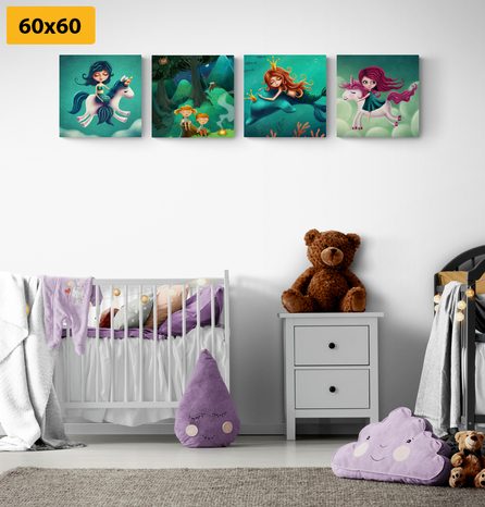 SET OBRAZŮ MAGICKÝ SVĚT - SESTAVY OBRAZŮ - OBRAZY