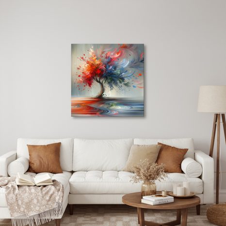 SLIKA APSTRAKTNO STABLO ŽIVOTA U POKRETU - SLIKE STABLA ŽIVOTA - SLIKE