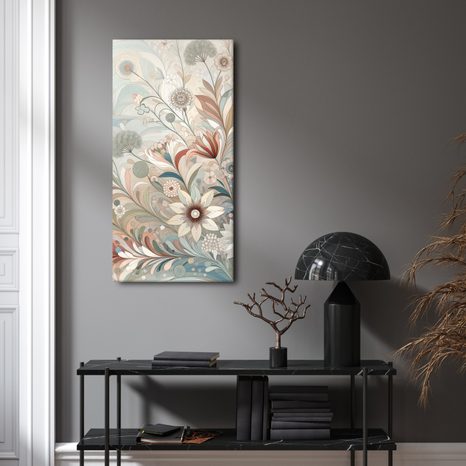 OBRAZ JEMNÉ KVĚTINY V PASTELOVÝCH ODSTÍNECH - OBRAZY KVĚTŮ - OBRAZY