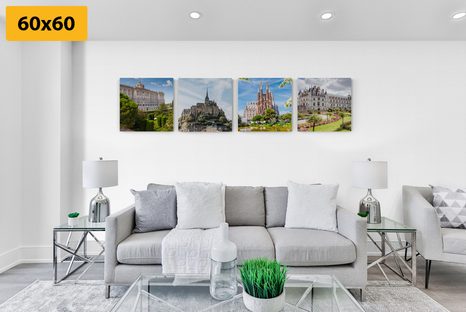 SET OBRAZŮ HISTORICKÉ BOHATSTVÍ - SESTAVY OBRAZŮ - OBRAZY