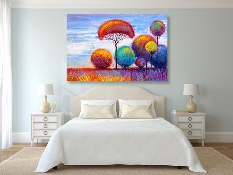 SLIKA JESENSKI GOZD - SLIKE DREVESA ŽIVLJENJA - SLIKE