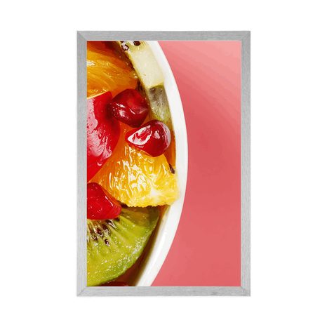 POSTER SOMMERFRUCHTSALAT - MIT KÜCHENMOTIV - POSTER