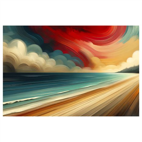 OBRAZ PÍSČITÉ PLÁŽE A MODRÝCH VLN - OBRAZY MOŘE A PLÁŽ - OBRAZY