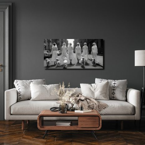 OBRAZ ELEGANTNÍ PROCHÁZKA MĚSTEM - OBRAZY ŽENY - OBRAZY